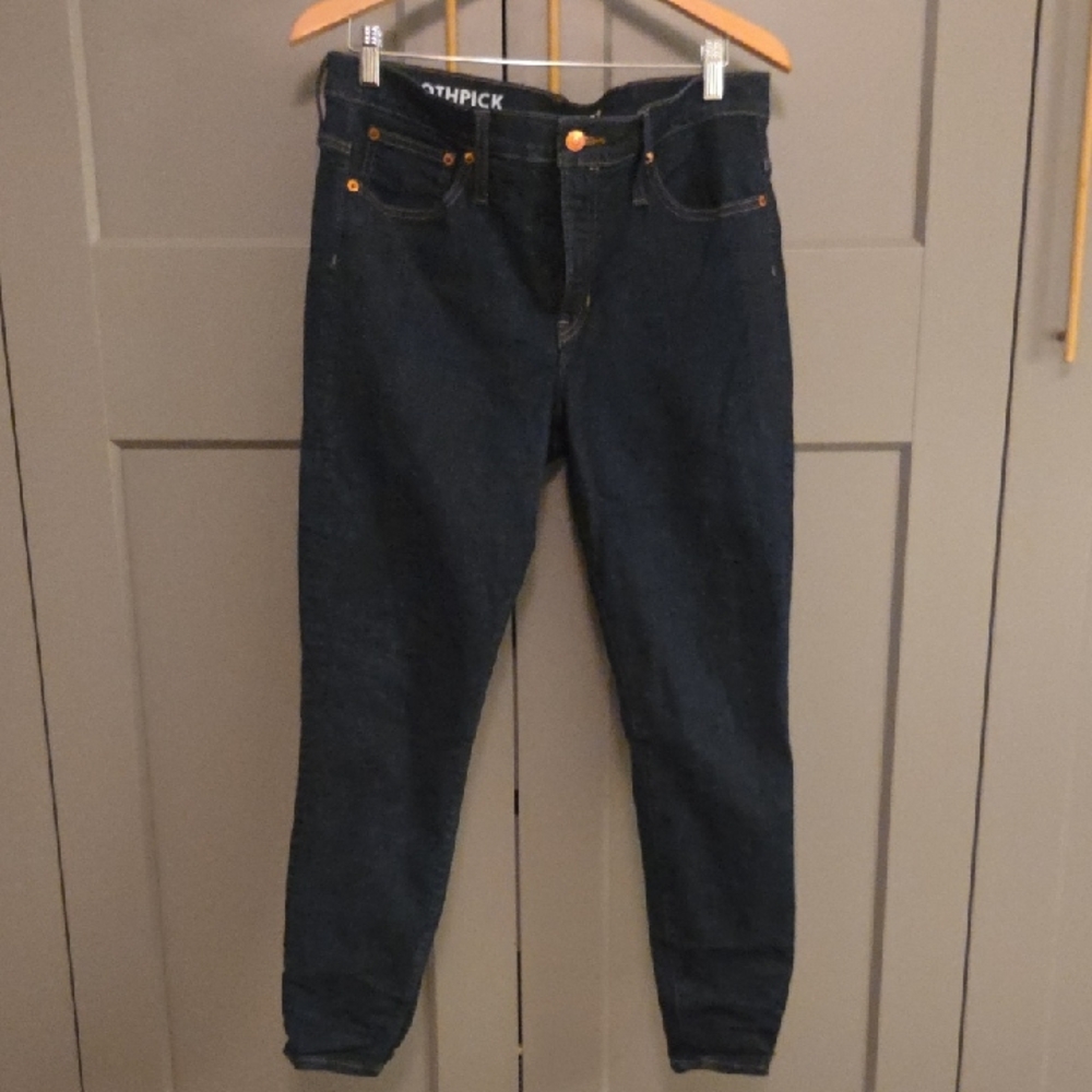 J. Crew Women's Dark Indigo Ankle Jeans